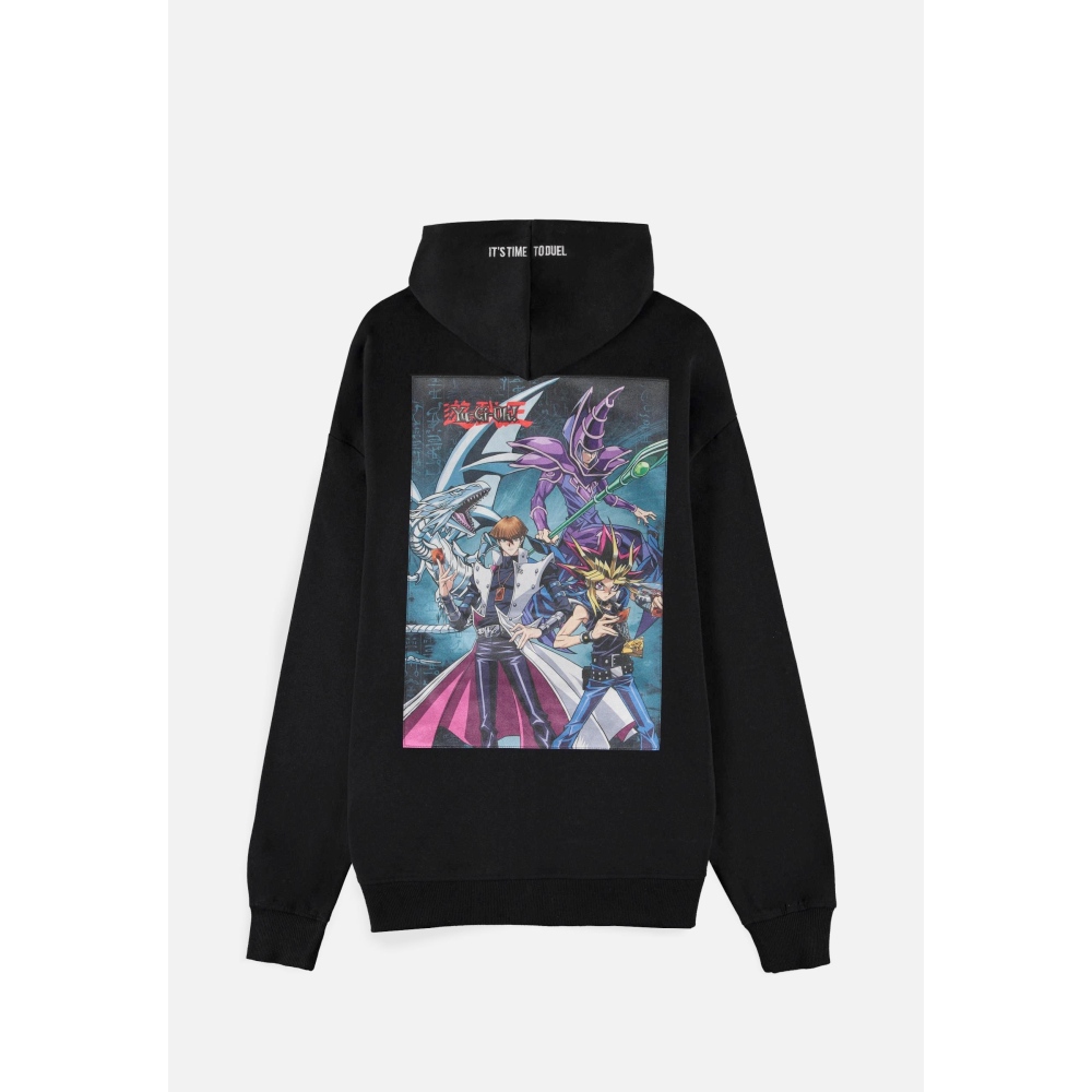 Yu-Gi-Oh! - Sublimated Satin Patch Vest met capuchon - Zwart
